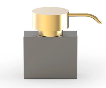 DECOR WALTHER DW 477 dozownik mydła ciemny metal / złotymat