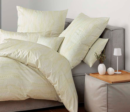 Pościel satyna bawełniana Janine Milano 45119-06 Limone Minze