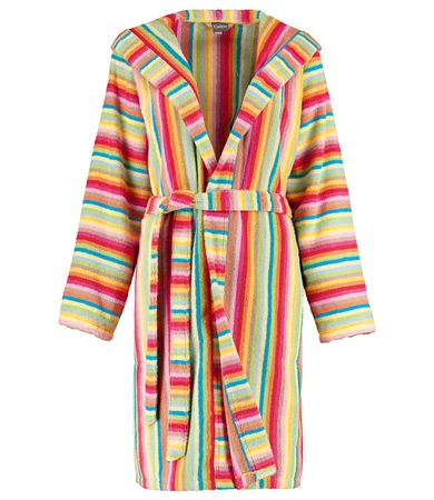 Szlafrok damski z kapturem Cawö 7082-25 Multicolor 36-46