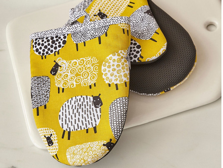 Rękawica kuchenna micro Ulster Weavers Dotty Sheep 2 sztuki