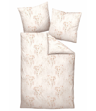 Pościel jersey Janine Carmen S 55118-07 Beige Grün Kupfer 