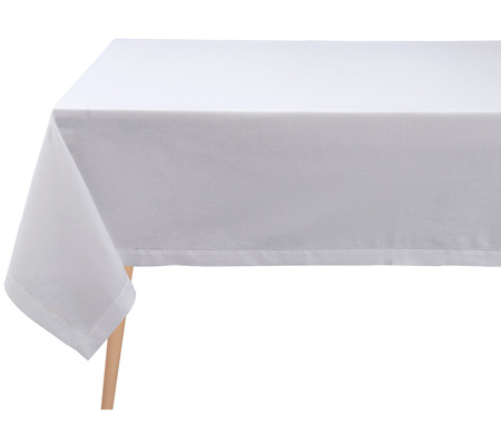 Obrus lniany Le Jacquard Français Portofino Bianco