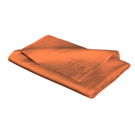 Prześcieradło satynowe bez gumki Fleuresse Colours 9100-5215 Terra
