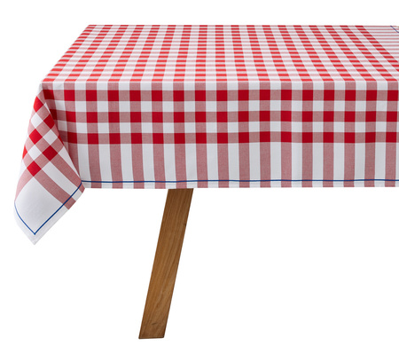 Obrus bawełniany Le Jacquard Français Bistrot Français Rouge