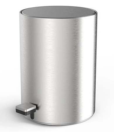 Kosz z pedałem Decor Walther TE 50 stal matowa