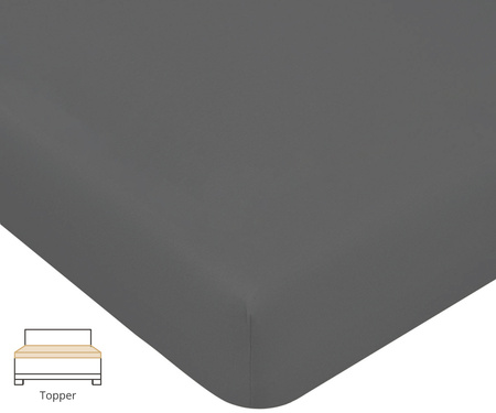 Prześcieradło na topper Formesse Bella Donna Jersey La Piccola 220 Grafit