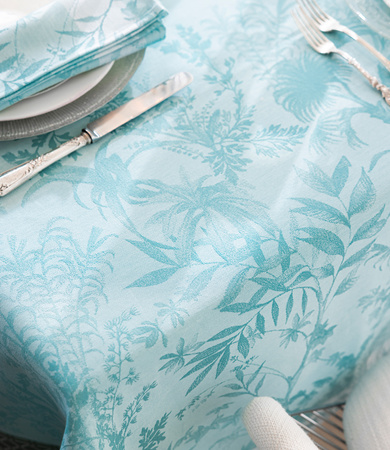Obrus bawełniany Le Jacquard Français Jardin D'Eden Cascade