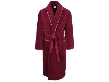 Möve szlafrok z szalem Homewear 761 burgundy