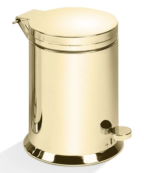 Kosz z pedałem Decor Walther TE 38 SOFT CLOSE złoto
