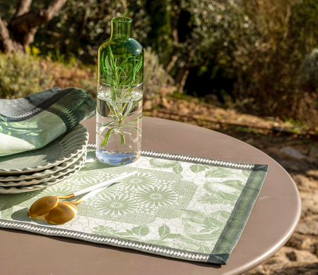 Podkładki na stół Le Jacquard Français Jardin d'Orient Fontaine 4 szt.