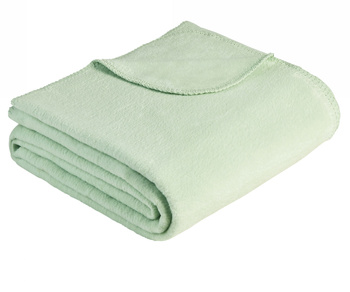 Koc bawełniany Ibena Malaga Jasny Zielony 2283-762 150x200