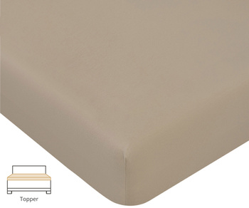 Prześcieradło na topper Formesse Bella Donna Jersey La Piccola 125 Platyna