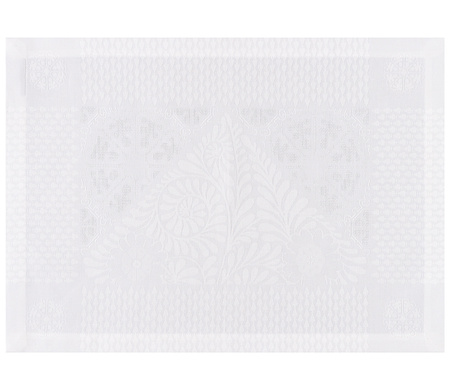 Podkładki na stół Le Jacquard Français Bosphore Blanc 4 szt.