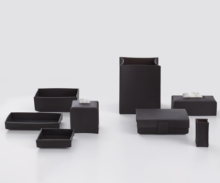 Taca skóra naturalna Decor Walther NAPPA TAB S czarny