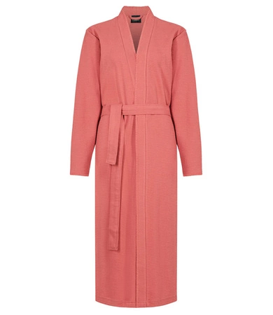 Szlafrok damski gofrowany kimono Cawö 812-22 Koralle XS-XL