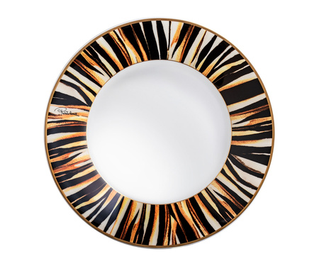 Talerz do zupy Roberto Cavalli Ray of Gold, zestaw 2 szt.