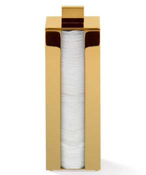 Pojemnik na płatki higieniczne z przykrywką Decor Walther DW 3680 złoto