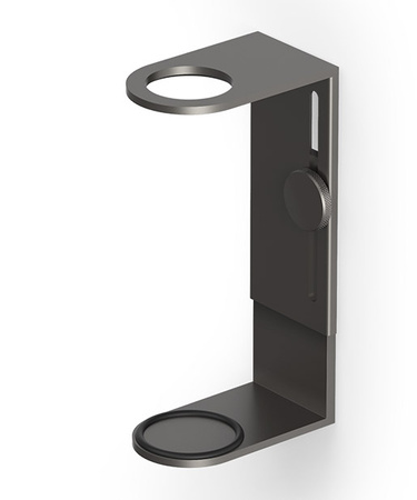 Uchwyt na dozownik do mydła Decor Walther PORTER ciemny metal