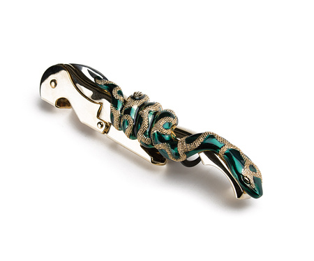 Otwieracz do wina Roberto Cavalli Snake Green