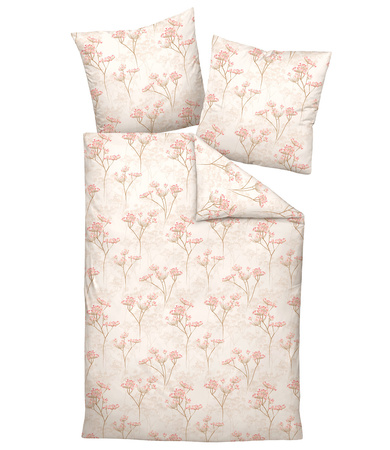 Pościel jersey Janine Carmen S 55113-01 Sand Koralle Pink