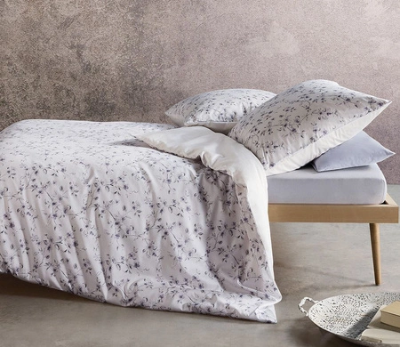 Pościel satyna szwajcarska Fleuresse Black Premium 534498-7 Silber