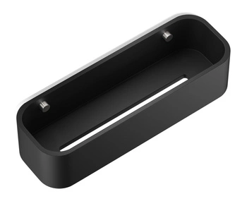 DECOR WALTHER STONE BLACK DCT30 pojemnik pod prysznic 30 cm stal matowa