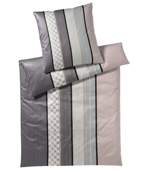 Pościel satyna bawełniana JOOP! Cornflower Stripes 4069 11 Deep Rose