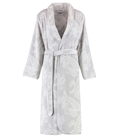 Szlafrok damski z szalem Cawö 4420-73 Silber 36-50