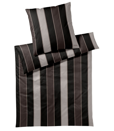 Pościel satyna bawełniana JOOP! Stripes 4122-09 Black