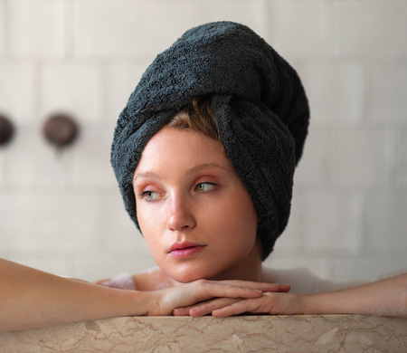 Ręcznik do włosów Graccioza Egoist 800 g/m² 20766 Storm