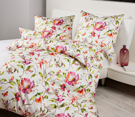 Pościel satyna bawełniana Janine Milano 45111-09 Rose