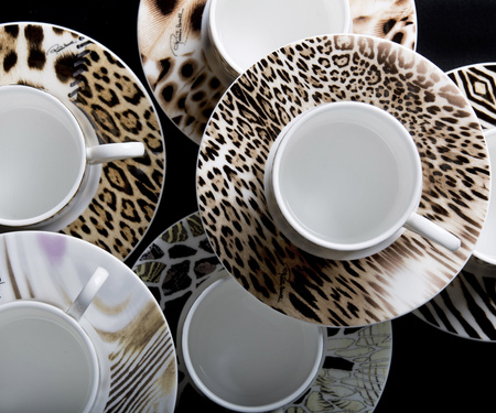 Filiżanka do kawy Roberto Cavalli Africa, zestaw 6 szt. Luxury Box