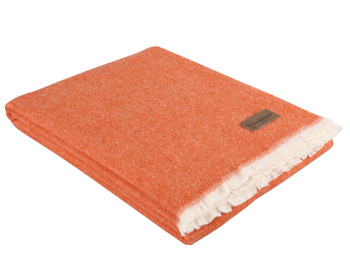 Koc wełniany Eskimo Switzerland Venezia H4363-730 130x180 Tangerine