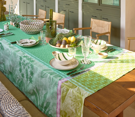 Obrus bawełniany Le Jacquard Français Sinharâja Jungle