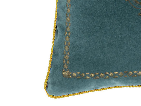 Poduszka dekoracyjna Roberto Cavalli Home Venezia 40x40 2115 Petrol