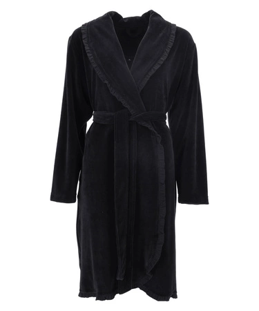 Szlafrok damski z szalem Vossen Ariel 790 Black