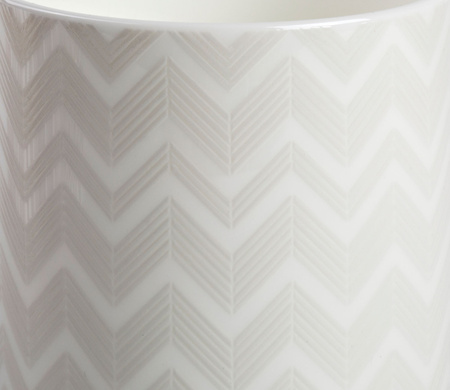 Filiżanka do herbaty Missoni Zig Zag White, zestaw 2 szt. Luxury Box