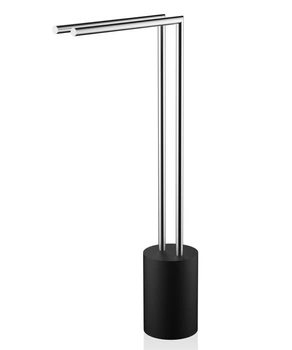 DECOR WALTHER STONE HT 2 stojak na ręczniki czarny/stal mat