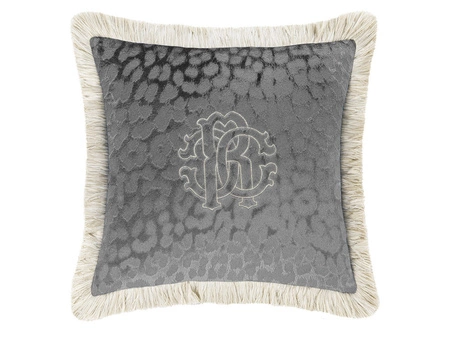 Poduszka dekoracyjna Roberto Cavalli Home Monogram 40x40 4299 Grey