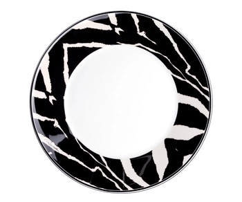Talerz do zupy Roberto Cavalli Zebra, zestaw 6 szt.