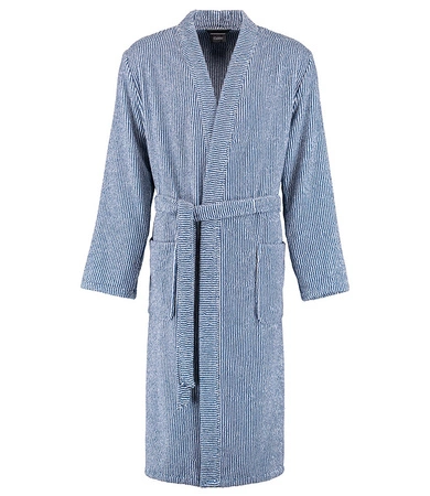 Szlafrok męski kimono Cawö 3834-16 Navy-White 48-58