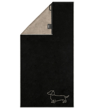Ręcznik Cawö We Love Dogs 6248-93 Black/Beige