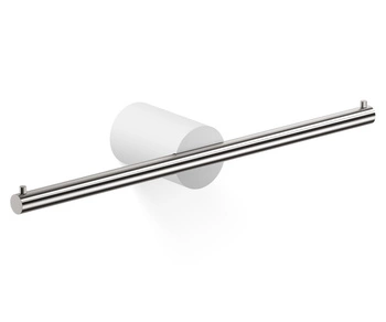 DECOR WALTHER STONE TPH2 wieszak na papier biały / stal matowa