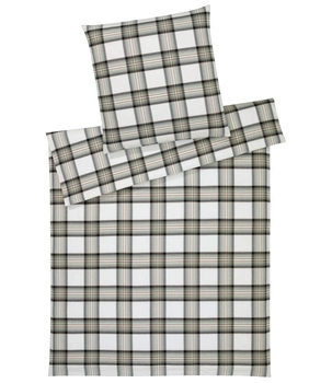 Pościel flanelowa Elegante Westminster 2666-44 Tannengrun