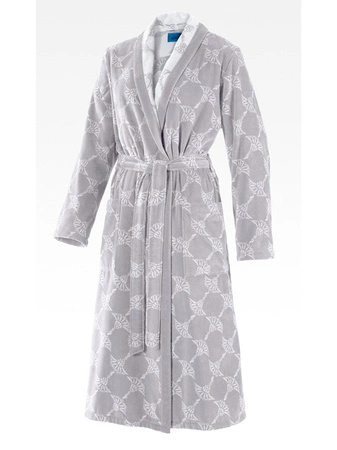 Szlafrok damski z szalem JOOP! 1645-76 XS-XL Silber