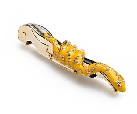 Otwieracz do wina Roberto Cavalli Snake Yellow