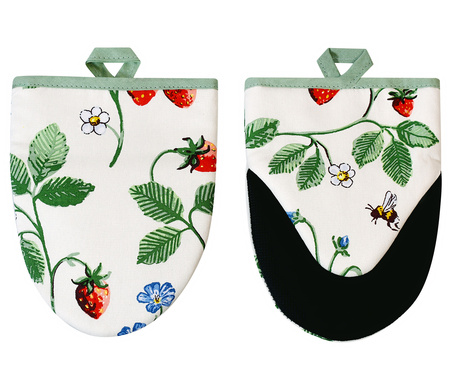 Rękawica kuchenna micro Ulster Weavers Starawberry Patch 2 sztuki