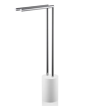 DECOR WALTHER STONE HT 2 stojak na ręczniki biały/chrom