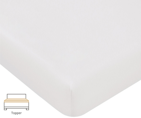 Prześcieradło na topper Formesse Bella Donna Jersey La Piccola 520 Srebrny