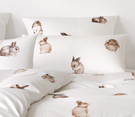 Pościel satyna jedwabna Elegante Bunnies 24531-07 Leinen